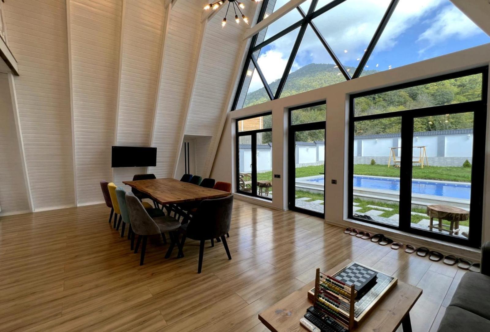 Qafqaz Mountside Chalet Qəbələ Exterior foto