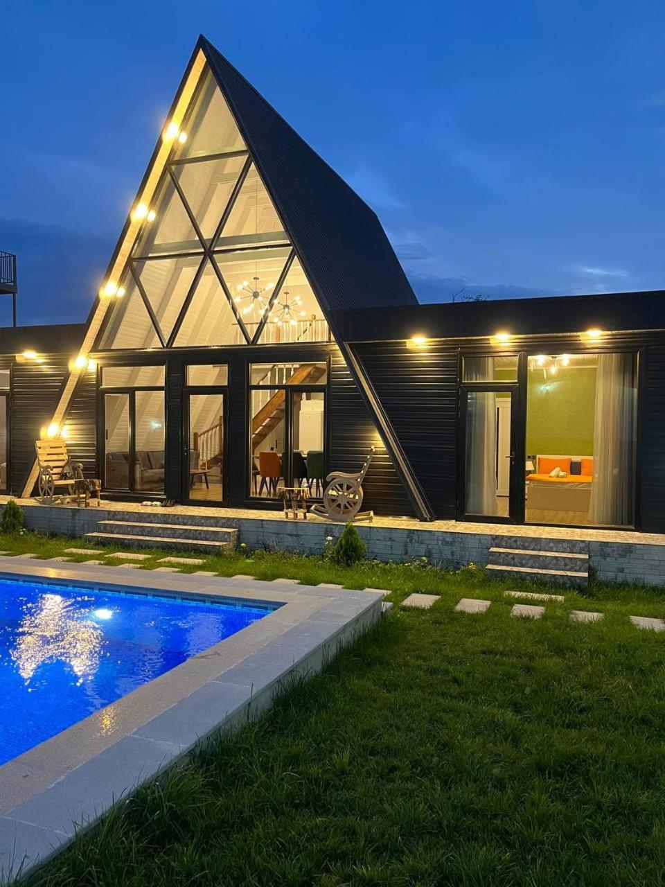 Qafqaz Mountside Chalet Qəbələ Exterior foto