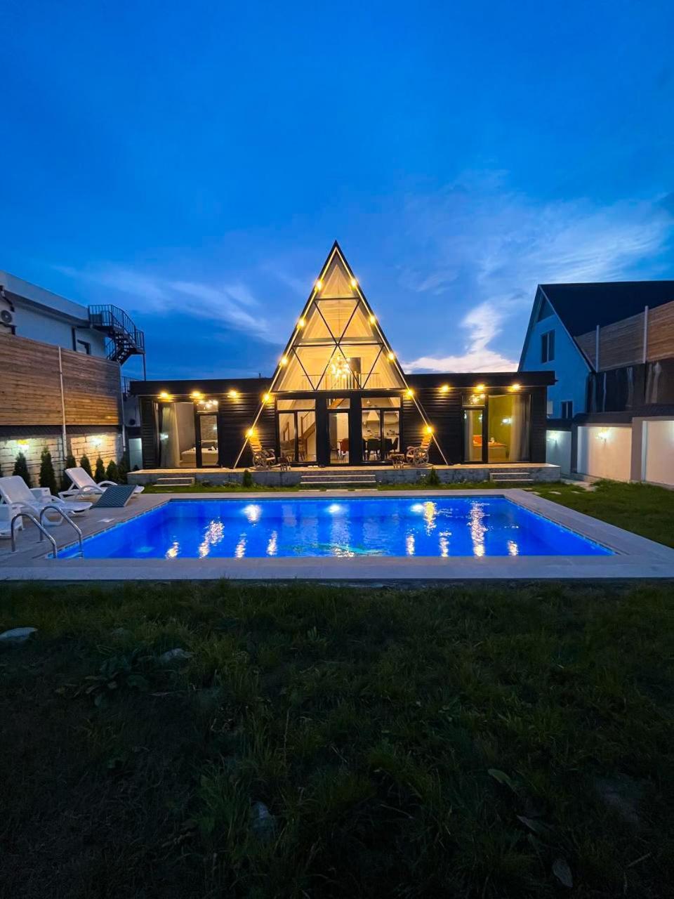 Qafqaz Mountside Chalet Qəbələ Exterior foto