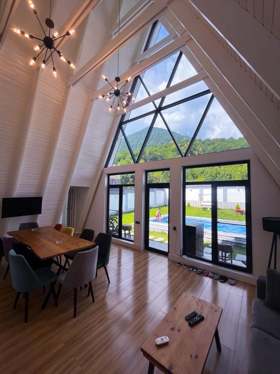 Qafqaz Mountside Chalet Qəbələ Exterior foto