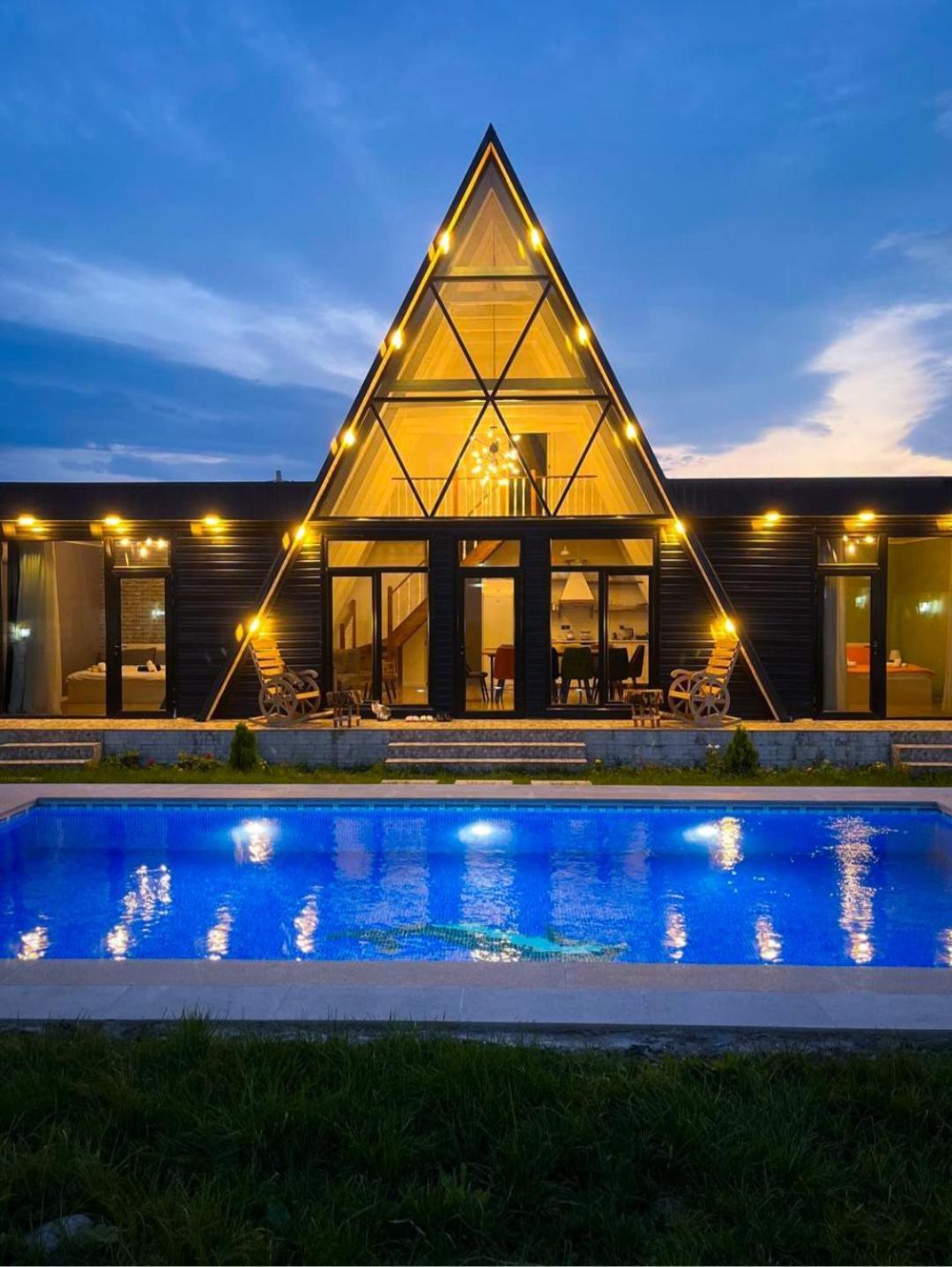 Qafqaz Mountside Chalet Qəbələ Exterior foto